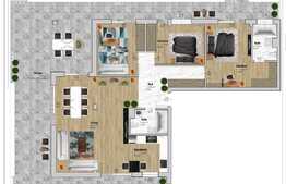 Penthouse 112 mp, terasa 82 mp, zona Vivo