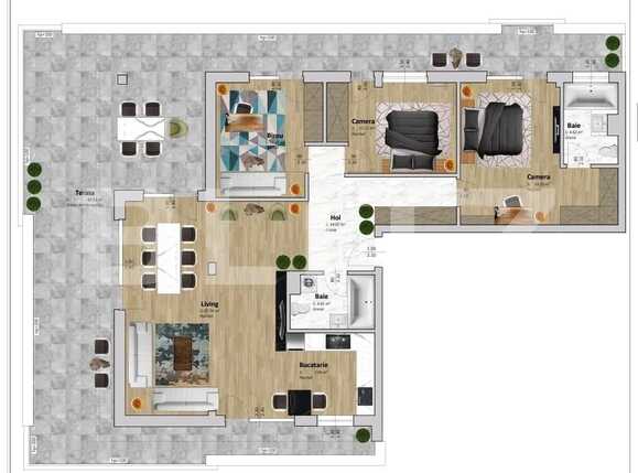 Apartament de vânzare 4 camere Floreşti - 64837AV | BLITZ Cluj-Napoca | Poza1