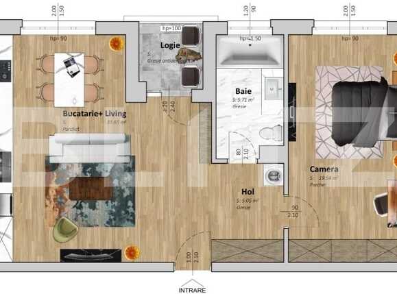 Apartament de vânzare 2 camere Floreşti - 64841AV | BLITZ Cluj-Napoca | Poza1