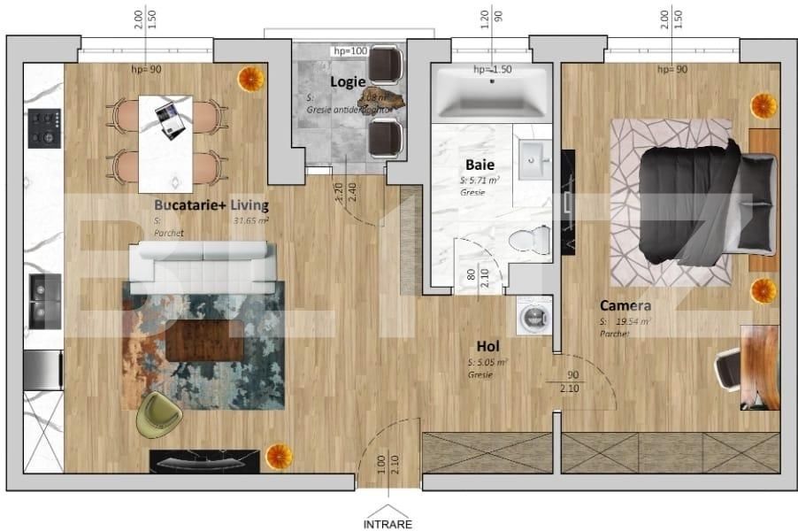 Apartament de vânzare 2 camere Floreşti - 64841AV | BLITZ Cluj-Napoca | Poza1