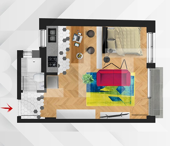 Garsonieră de vânzare Central - 64930AV | BLITZ Cluj-Napoca | Poza4