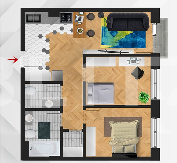 Apartament de vânzare 3 camere Central - 64936AV | BLITZ Cluj-Napoca | Poza3