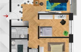 Apartament 2 camere decomandate, suprafata 57mp utili, etajul 2