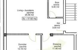 OPORTUNITATE! Apartament 3 camere, terasa15 mp, gradina 25 mp