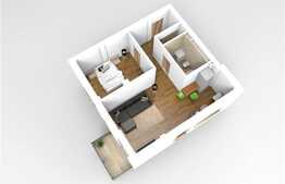 Apartament finisat la cheie, complex rezidential, garaj, boxa