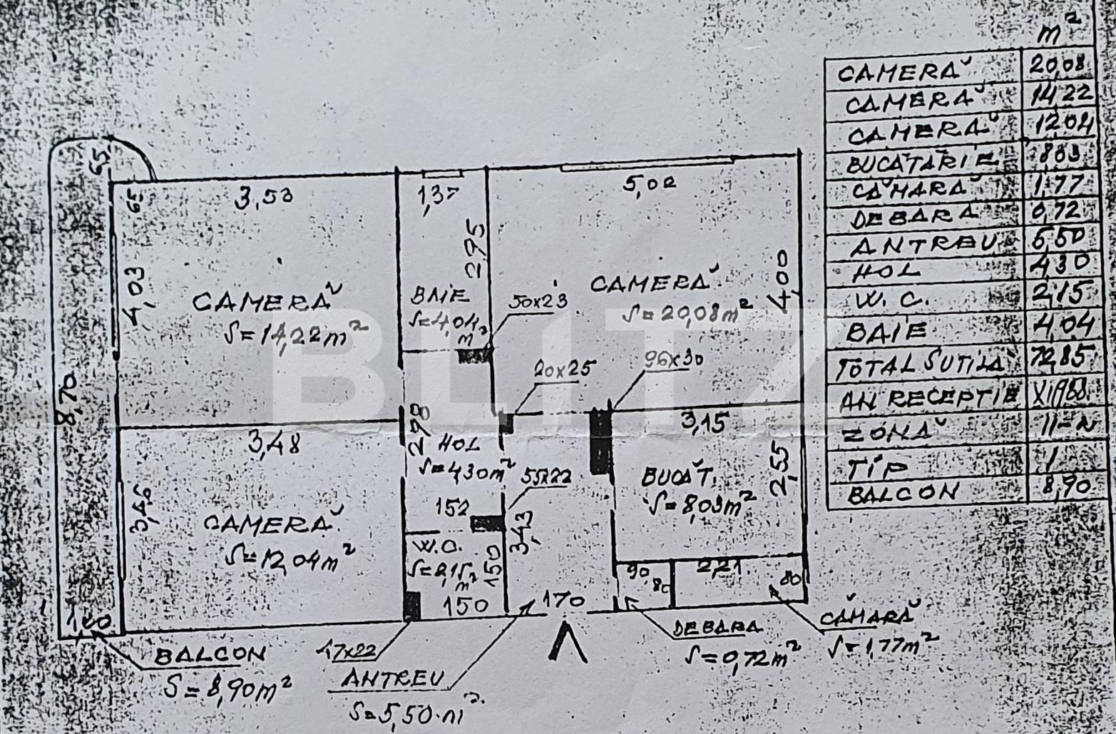 Apartament de vânzare 3 camere Manastur - 64985AV | BLITZ Cluj-Napoca | Poza1