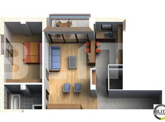 Apartament de vânzare 2 camere Dambul Rotund - 65AV | BLITZ Cluj-Napoca | Poza1