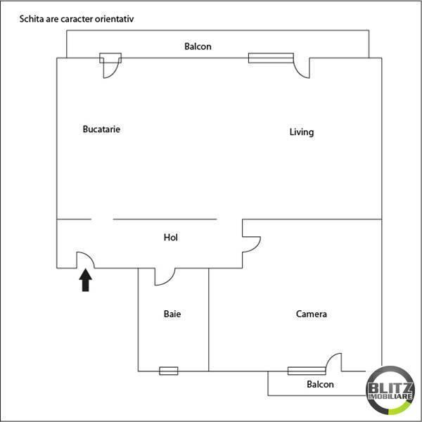 Apartament de vânzare 2 camere Floreşti - 6501AV | BLITZ Cluj-Napoca | Poza1