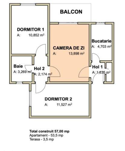 Apartament de vânzare 3 camere Grigorescu - 65069AV | BLITZ Cluj-Napoca | Poza1