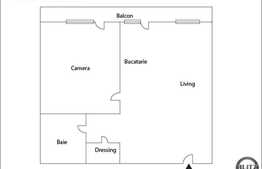 2 camere, decomandat, 63 mp, semifinisat, 4 minute de Polus