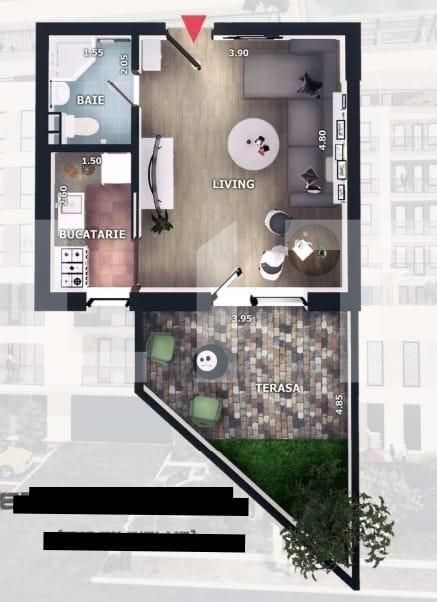 Garsonieră de vânzare Floreşti - 65206AV | BLITZ Cluj-Napoca | Poza5