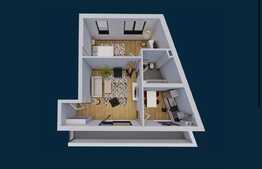 Apartament 2 camere, semifinisat, in zona ultracentrala 