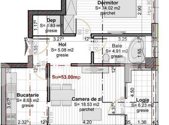 Apartament de vânzare 2 camere Gheorgheni - 6524AV | BLITZ Cluj-Napoca | Poza3