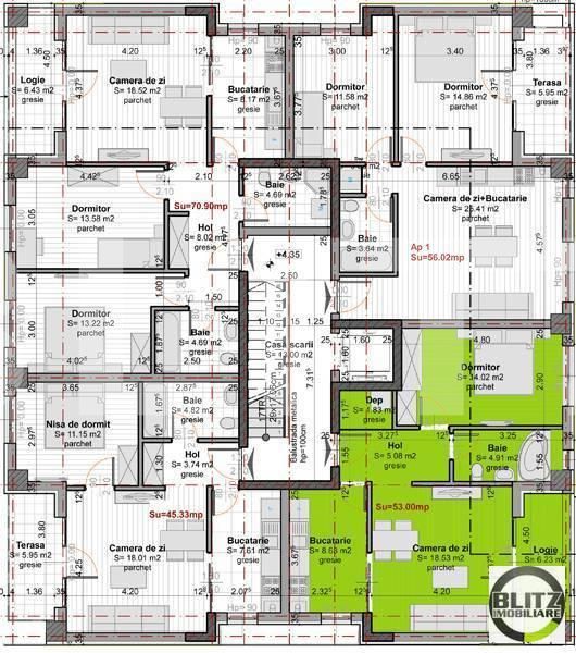 Apartament de vânzare 2 camere Gheorgheni - 6524AV | BLITZ Cluj-Napoca | Poza4