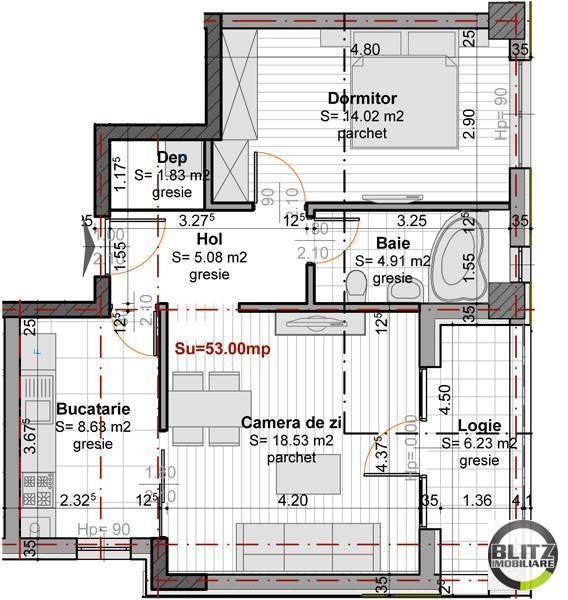 Apartament de vânzare 2 camere Gheorgheni - 6524AV | BLITZ Cluj-Napoca | Poza1