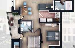 Apartament 3 camere, 60 mp, zona VIVO