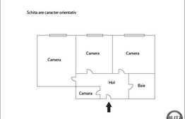 Apartament 2 camere, 55 mp utili, decomandat, la 5 minute de Gara!
