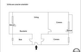 Apartament cu 3 camere, etaj intermediar! Parcare! Zona Sub Cetate!