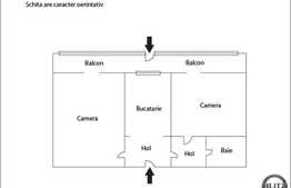 Vanzare apartament 2 camere, 54 mp utili in zona Primaverii