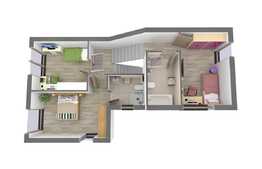 Proiect unic in Dezmir! Casa cuplata 114 mp utili, teren 250 mp, calitate premium, zona panoramica!