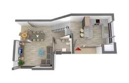 Proiect unic in Dezmir! Casa cuplata 114 mp utili, teren 250 mp, calitate premium, zona panoramica!