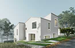 Casa cuplata, 114mp utili, 250 mp teren, panorama, ansamblu de case calitate premium