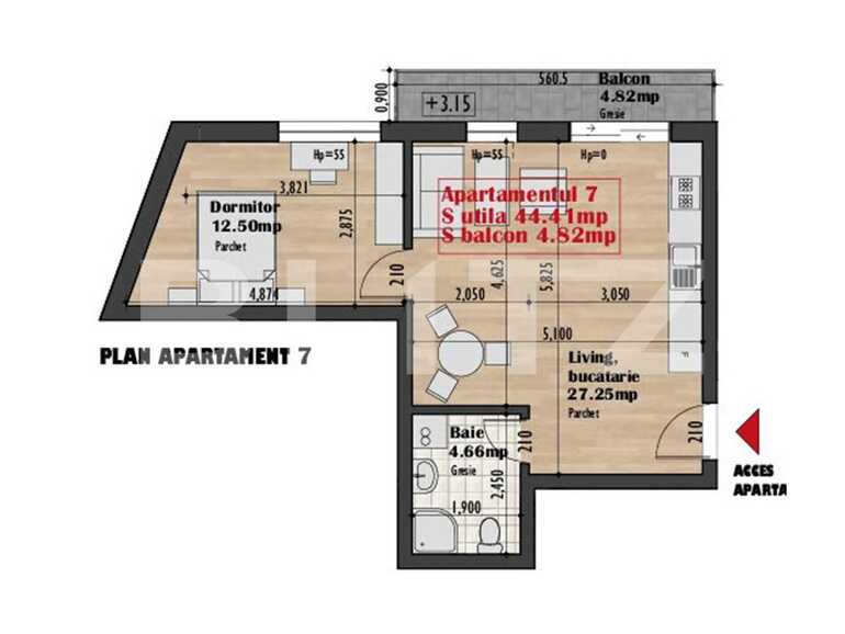 Apartament de vânzare 2 camere Iris - 65412AV | BLITZ Cluj-Napoca | Poza1