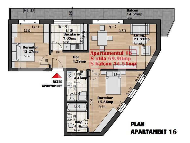 Apartament de vânzare 4 camere Iris - 65416AV | BLITZ Cluj-Napoca | Poza1