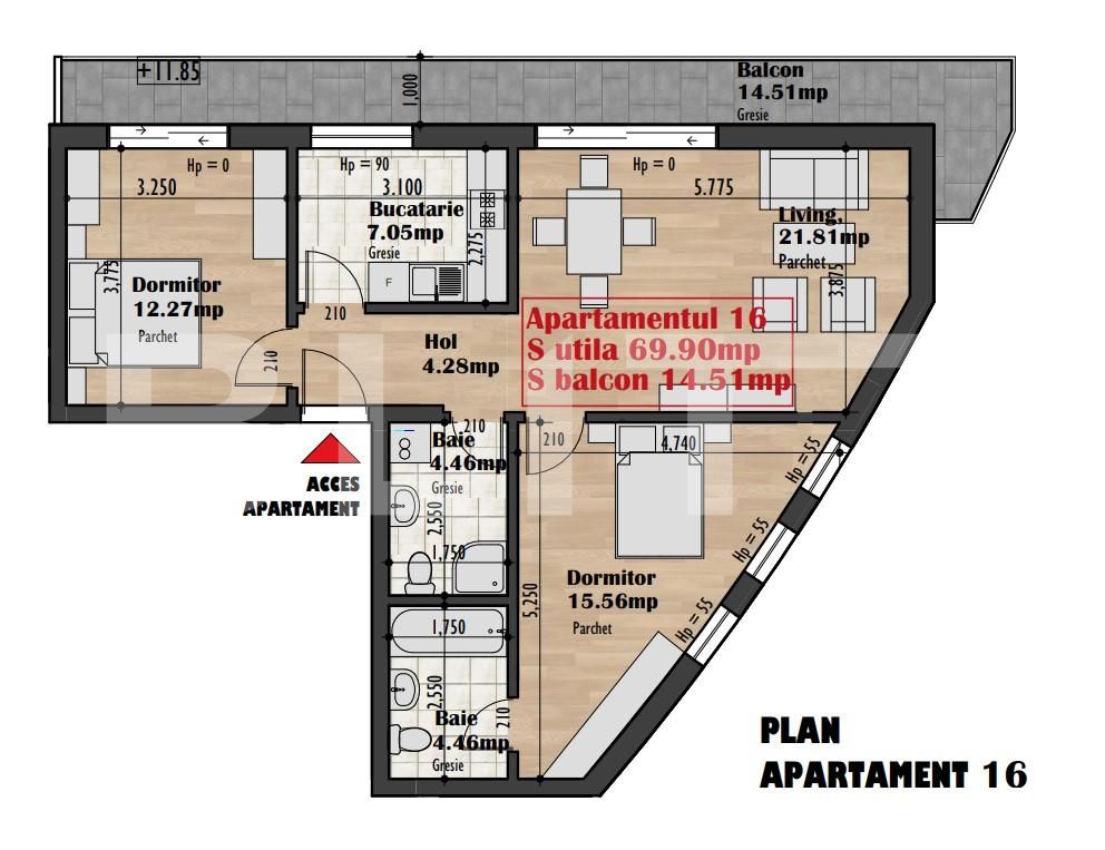 Apartament de vânzare 4 camere Iris - 65416AV | BLITZ Cluj-Napoca | Poza1