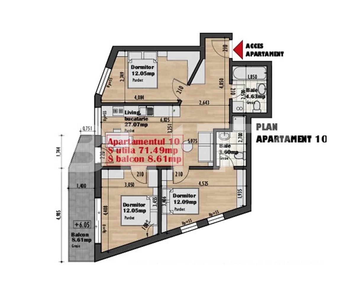 Apartament de vânzare 4 camere Iris - 65421AV | BLITZ Cluj-Napoca | Poza8
