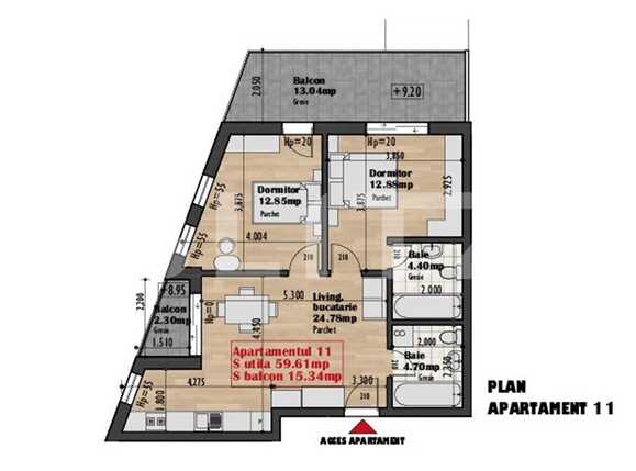 Apartament de vânzare 3 camere Iris - 65422AV | BLITZ Cluj-Napoca | Poza1