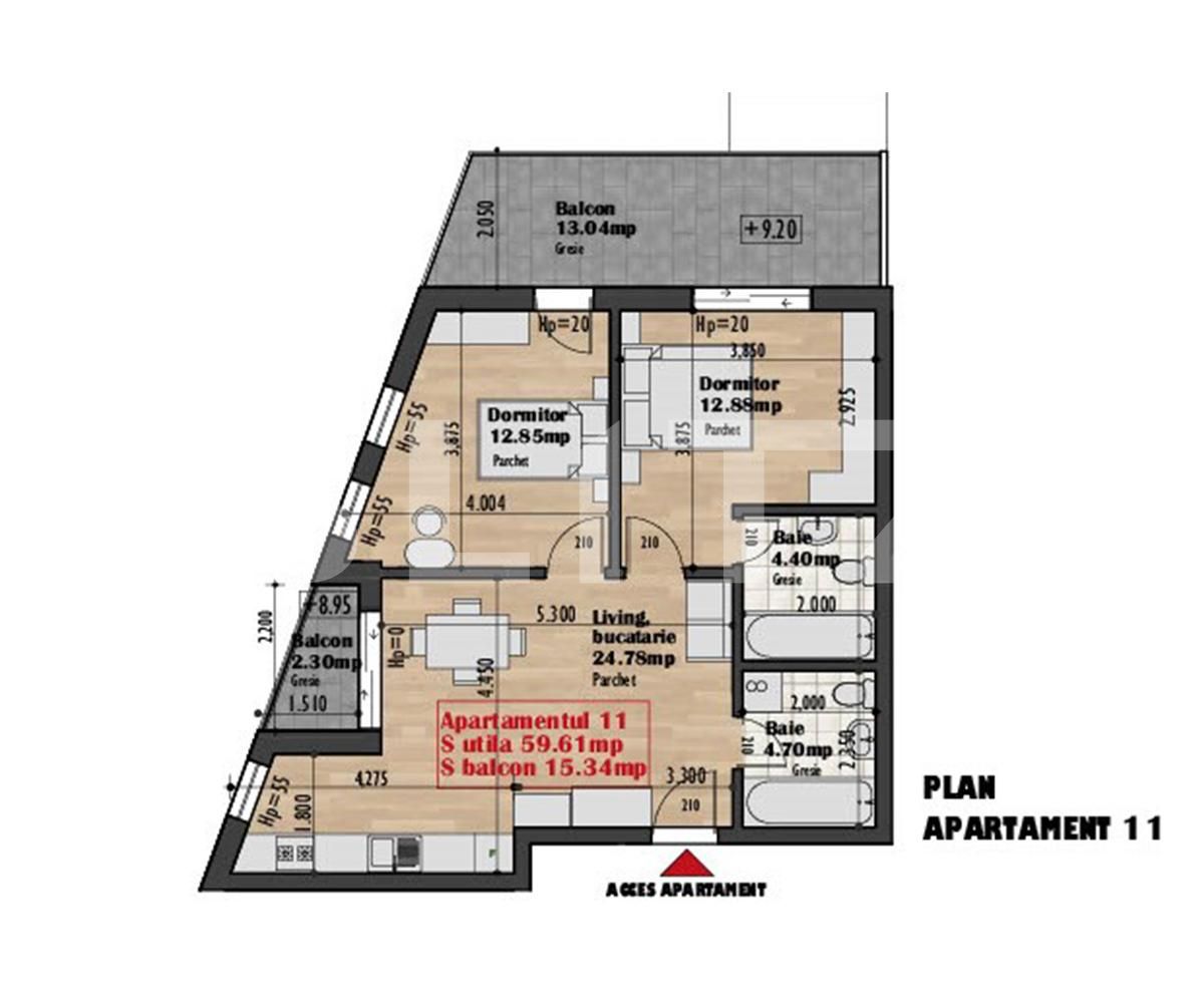 Apartament de vânzare 3 camere Iris - 65422AV | BLITZ Cluj-Napoca | Poza1