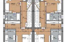 Duplex semifinisat 148 mp utili, 225 mp teren