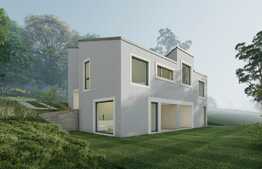 Exclusiv ! Casa cuplata 114 mp utili, 250mp teren, panorama intr un  ansamblu de case premium