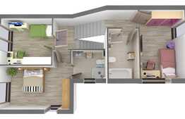 Exclusiv ! Casa cuplata 114 mp utili, 250mp teren, panorama intr un  ansamblu de case premium