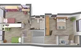 Exclusiv ! Casa cuplata 114 mp utili, 250mp teren, panorama intr un  ansamblu de case premium