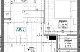 2 camere, 55 mp, semifinisat, gradina 30 mp zona Cetatii!