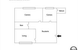 3 camere, 65 mp, decomandat, mobilat, zona strazii Dambovitei