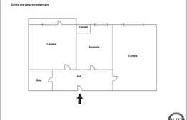 Vanzare 2 camere, decomandat, 52 mp utili, zona 1 Decembrie 1918, boxa subsol