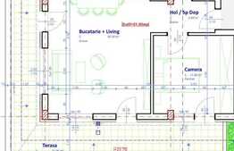 2 camere, 51 mp, terasa 25 mp, CF, zona VIVO