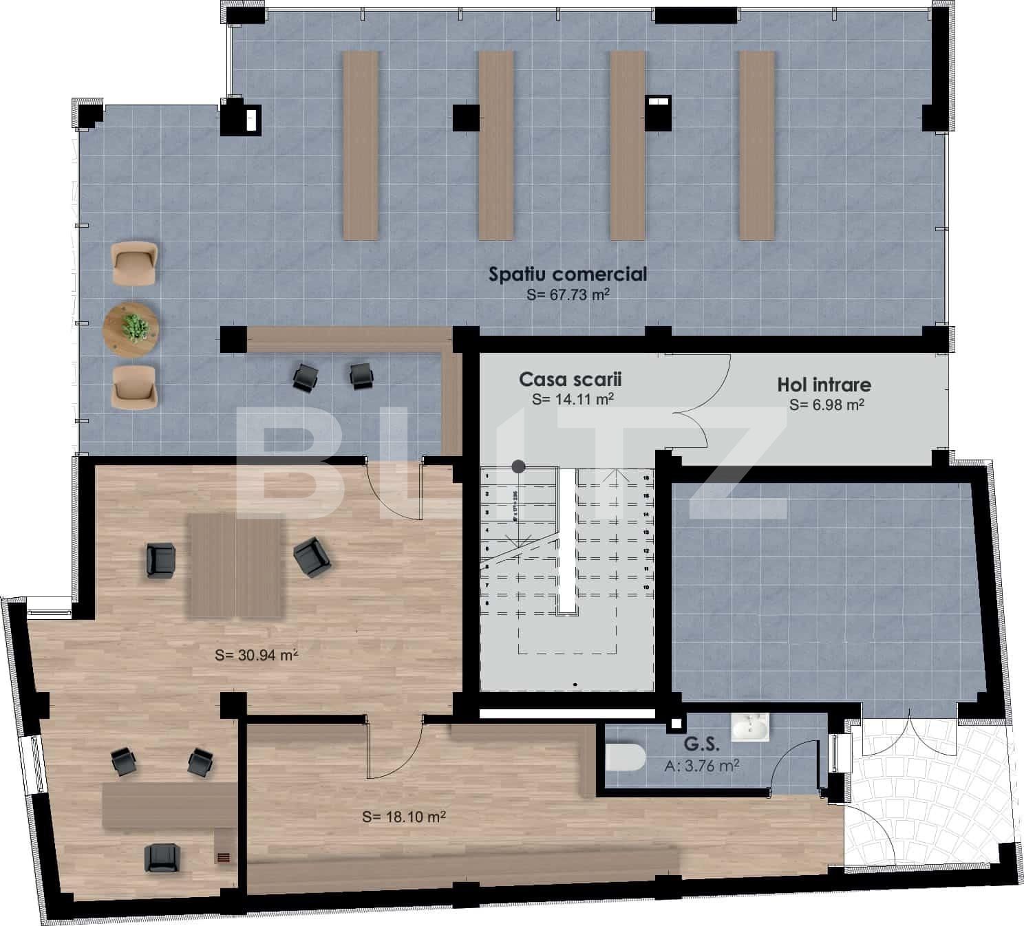 Spațiu comercial de închiriat Central - 65873SIC | BLITZ Cluj-Napoca | Poza4