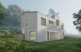 Casa cuplata,110 mp utili, 250 mp teren, panorama, ansamblu de case premium