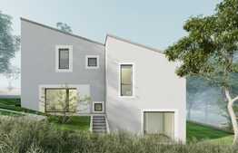 Casa cuplata,110 mp utili, 250 mp teren, panorama, ansamblu de case premium