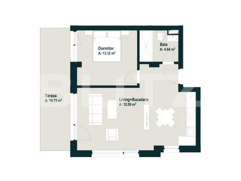 Apartament de vânzare 2 camere Schei - 65920AV | BLITZ Brașov | Poza1