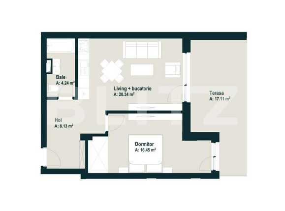 Apartament de vânzare 2 camere Schei - 65921AV | BLITZ Brașov | Poza2