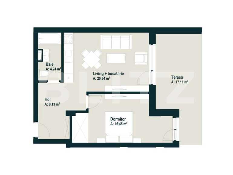 Apartament de vânzare 2 camere Schei - 65921AV | BLITZ Brașov | Poza1