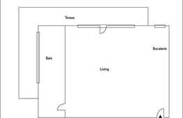 Vanzare 1 camera, 30 mp utili si TERASA de 20 mp in imobil nou