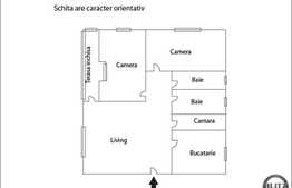 Apartament 3 camere, decomandat, 85 mp utili, cu garaj inclus, zona Alverna