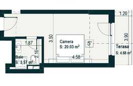 Investitia ideala! Camera de hotel in ansamblu exclusivist!! Chirie 500euro/luna 