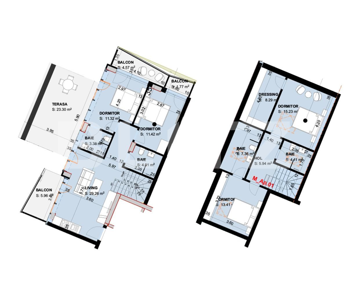 Apartament de vânzare 4+ camere Exterior Sud - 66219AV | BLITZ Brașov | Poza1